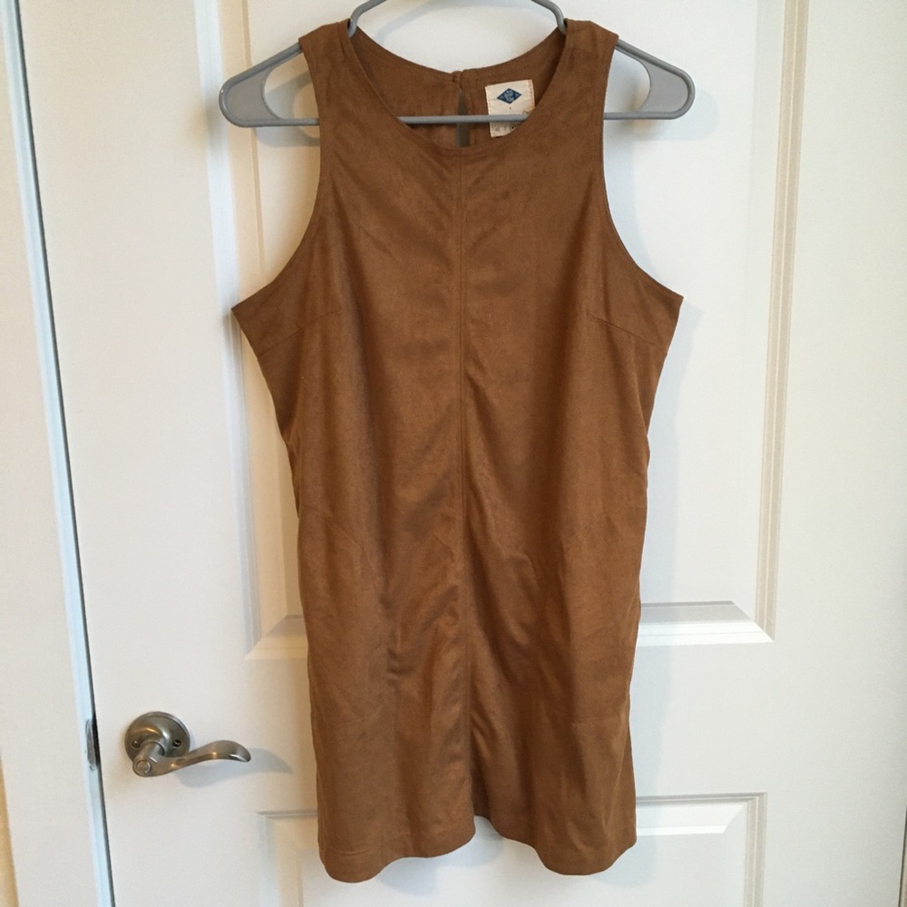 Suede Dress WITH POCKETS